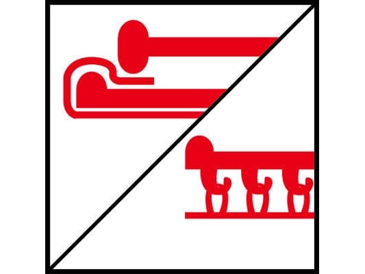 Einhell TC-OS 18/187 Li Solo, Rettsliper, Sort, Rød, Batteri, 225 mm, 161 mm, 111 mm - SOLO