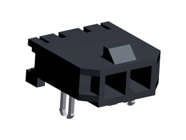 Molex Indbygningsstiftliste (standard) Samlet antal poler 2 Rastermål: 3 mm 436500209 1 stk Tape on Full reel