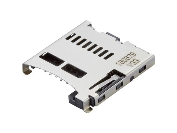 Molex Hukommelseskort-slot Samlet antal poler 8 Rastermål: 1.1 mm 47352-1001 200 stk Tape on Mini reel