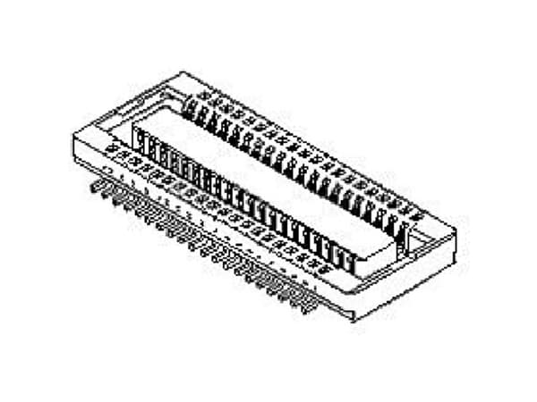 Molex Mezzanin-stik Samlet antal poler 30 Rastermål: 0.5 mm 547220304 1 stk Tape on Full reel