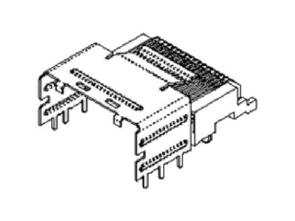 Molex Inbyggd uttagslist (precision) Totalt antal poler 36 Rutmått: 0,8 mm 757830140 375 st Band på full rulle