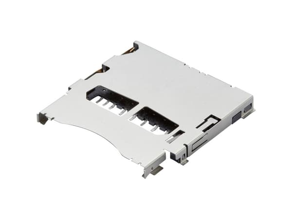 Molex 5035000993 300 pcs 2.50mm Pitch SD Memory Card Connector, 2.95mm Height, Normal Mount, Push-Push, with Detect, Protect and A