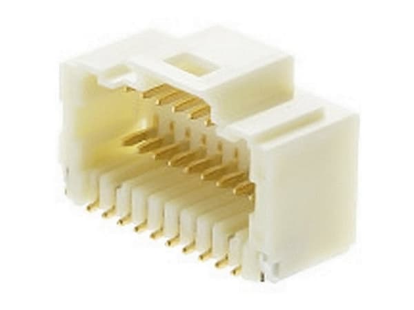 Molex Indbygningsstiftliste (standard) Samlet antal poler 20 Rastermål: 1 mm 5015712007 1 stk Tape on Full reel