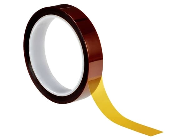 3M 5413 Hochtemperatur Polyimid-Klebeband, Gul, Maskering, Polymid, Kemikalietålig, Värmetålig, Temperaturbeständig, UV-beständig, -73 ° C, 260 ° C