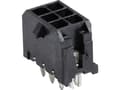 Pikkukuva 1 / 2: Molex 430450624 Micro-Fit 3.0 Vertical Header, 3.00mm Pitch, Dual Row, 6 Circuits, with PCB Press-fit Metal Retention Cli
