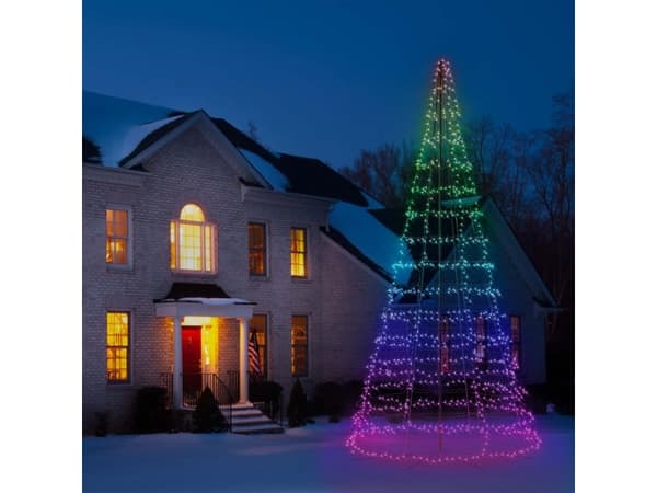 Twinkly - Stränglampor - LED - 16 miljoner färger/varmt till kallt vitt ljus - 3D-träd