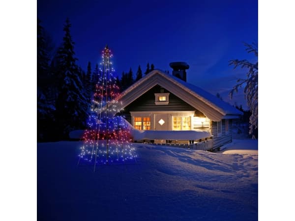 Twinkly - Stränglampor - LED - 16 miljoner färger/varmt till kallt vitt ljus - 3D-träd