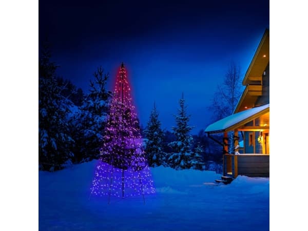 Twinkly - Stränglampor - LED - 16 miljoner färger/varmt till kallt vitt ljus - 3D-träd