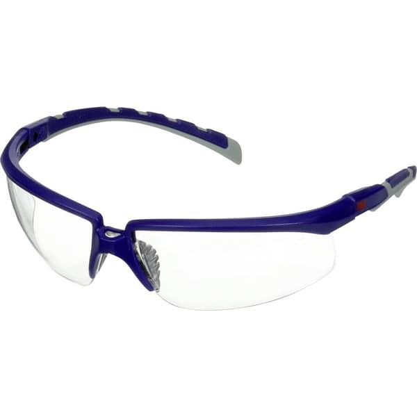 3M S2001ASP-BLU Skyddsglasögon inkl. anti-fogskydd, vinklingsbar Blå, Grå EN 166 DIN 166