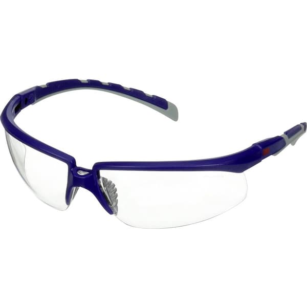 3M S2001AF-BLU Skyddsglasögon inkl. anti-fogskydd, med repskydd, vinklingsbar Blå, Grå EN 166 DIN 166