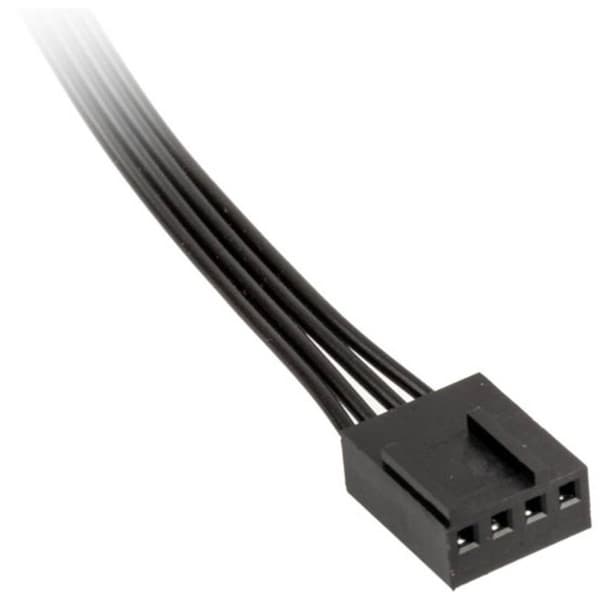 Y-kabel PC-fläkt [1x PC-fläkt hona 4-pol - 3x PC-fläkt hona 4-pol] 0.35 m Svart Kolink