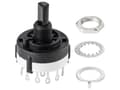 Miniatyrbild 2 av 2: TRU COMPONENTS TC-9415600 SR26A-3X4-F20 Drejekontakt 250 V 150 mA 12 x 30 ° 1 stk