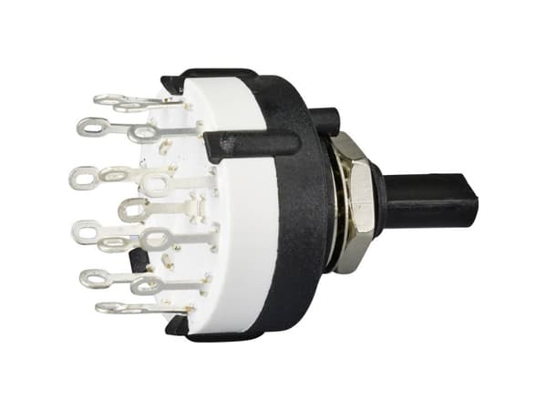 TRU COMPONENTS TC-9415600 SR26A-3X4-F20 Drejekontakt 250 V 150 mA 12 x 30 ° 1 stk
