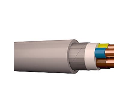Kabel 5G2,5mm2 Armeret - HIKAJ HF 300/500V RG100 - (100 meter)