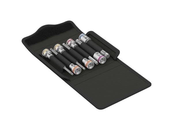 Wera Bicycle Set 8 - Pipenøkkelsett - 7 deler - 3/8" - inn folding bag