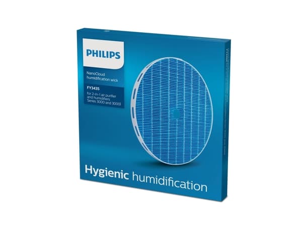 Philips 3000 series NanoCloud-tekniikka NanoCloud-kostutuslevy, Ilmanpuhdistimen suodatin, 99%, Laatikko