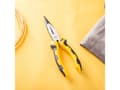 Miniatyrbilde 4 av 5: Deli Tools EDL2108, Nesetang, Kull stål, Sort, Gult, 55 mm, 205 mm