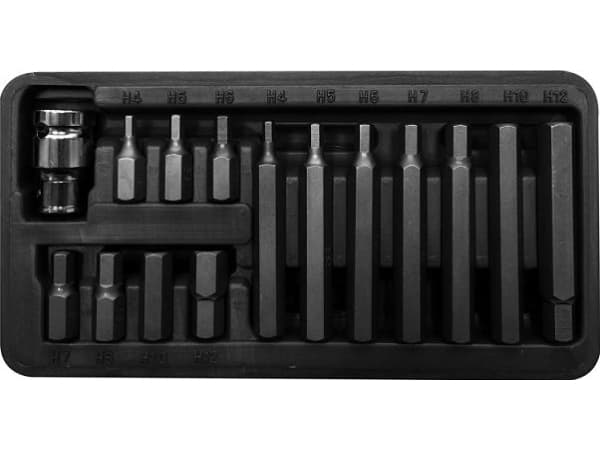 Proline Pro-Line 3/8 hex 4-12 bits sett 15 stykker (10743)