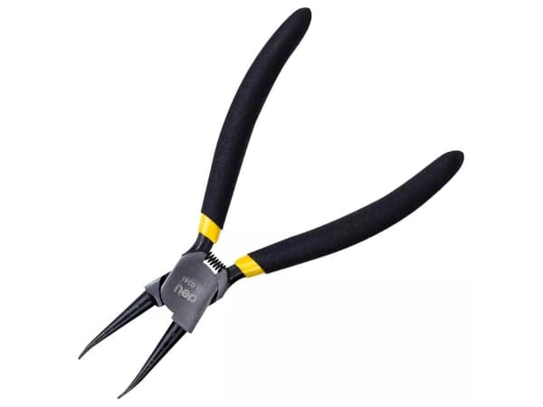 Deli Tools EDL0341, Låseringtang, Stål, Plast, Sort