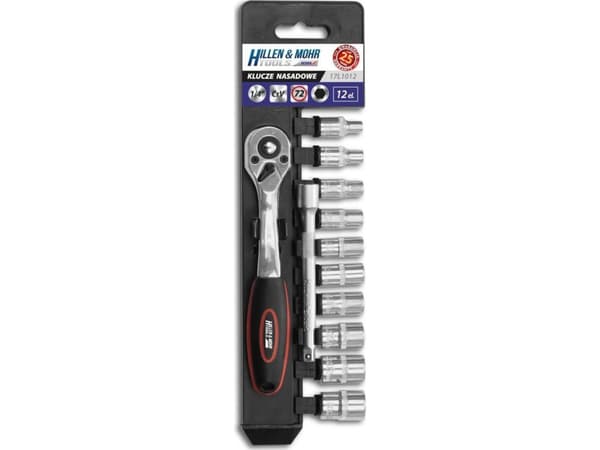 DEDRA SOCKET WRENCHES 1/4 "" SET 12PCS 17L1012 DEDRA