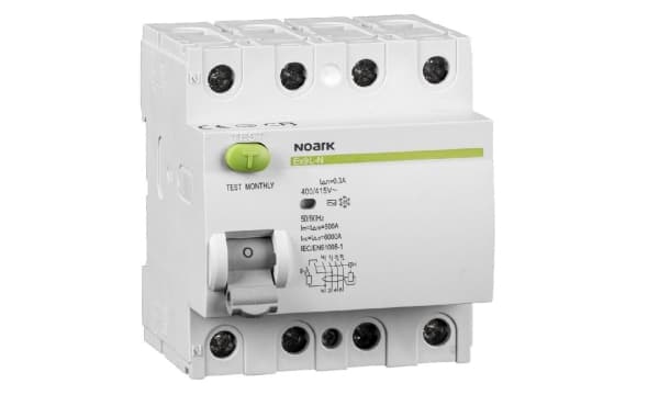 Noark NOARK NOARK Wyłł. różn., Icn=6kA, 4-kulmainen, In=63A, I?n=30mA, tyyppi AC, Ex9L-N 4P 63A 30mA