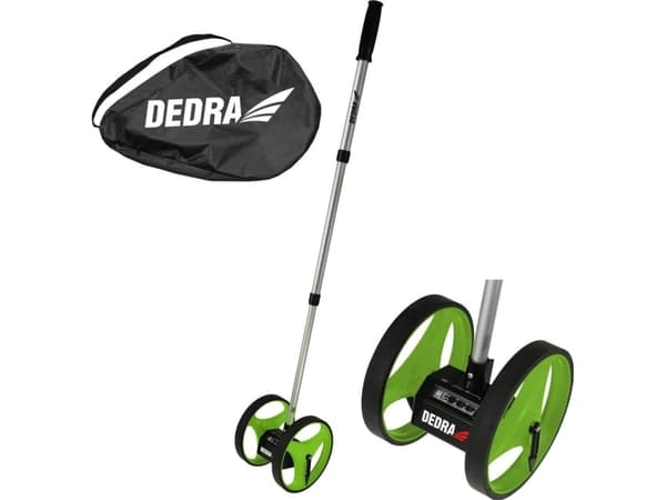Dedra Measuring wheel, range 9999.9m, two wheels with a diameter of 159mm