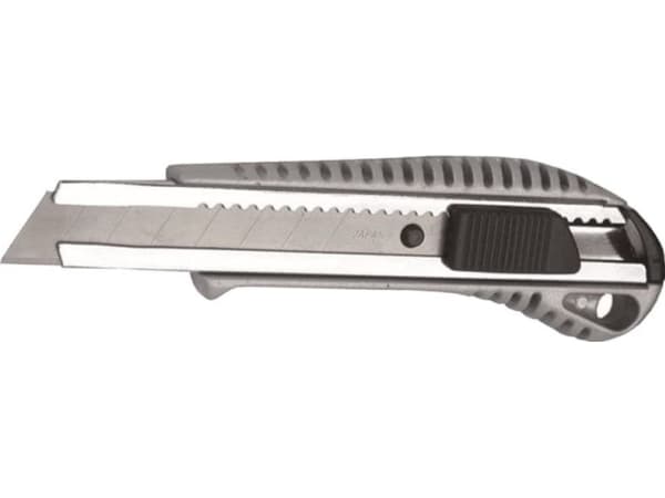 DEDRA KNIFE 18MM BLADE BLADE, METAL + RUBBER DISPLAY M9017P DEDRA