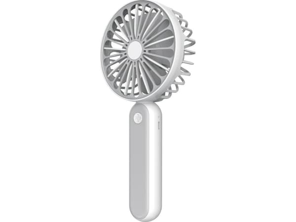 Platinet PRDF6108, Harmaa, Valkoinen, 1 tuuletin(ta), 4 h, Käsituuletin, 1 kpl, Litiumioni (Li-Ion)