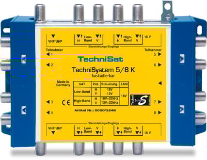 TechniSat TechniSystem 5/8 K - RF-förstärkare/delare
