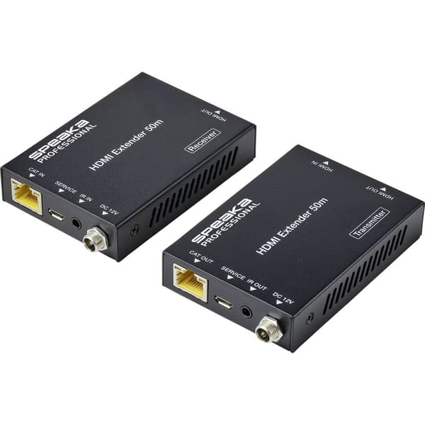 SpeaKa Professional SP-HDE-310 HDMI HDMI Extemder via nätverkskabel RJ45 50 m