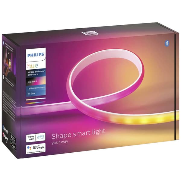 Hue LED-stripe 871951433996500 Hue Gradient Ambience Lightstrip 2m Basis LED fast installerad 20 W