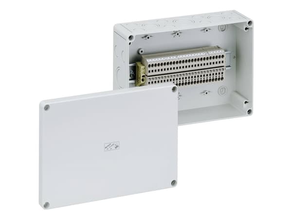 Spelsberg RKi 4/25 SL-25x4q Klemmerække-kabinet 180 x 254 x 90 Plastic Grå 1 stk