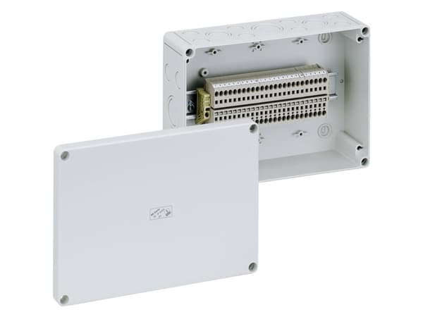 Spelsberg RKi 4/25 SL-25x4q Klemmerække-kabinet 180 x 254 x 90 Plastic Grå 1 stk