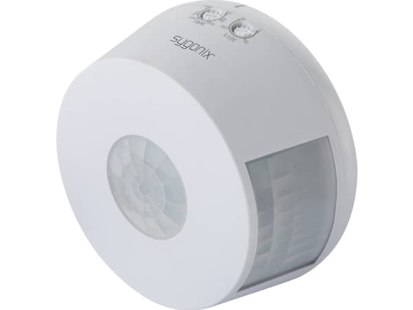 Sygonix SY-475535358 Katto PIR liiketunnistin 360 ° Relay Valkoinen (SY-4755358)