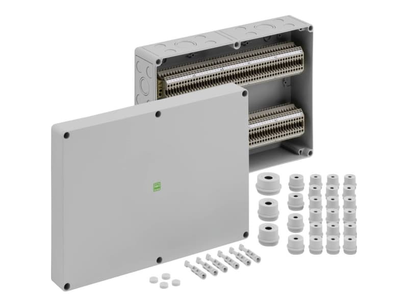 Spelsberg RKi 4/100-100x4q Skåp för terminalrader 254 x 360 x 111 Plastgrå 1 st
