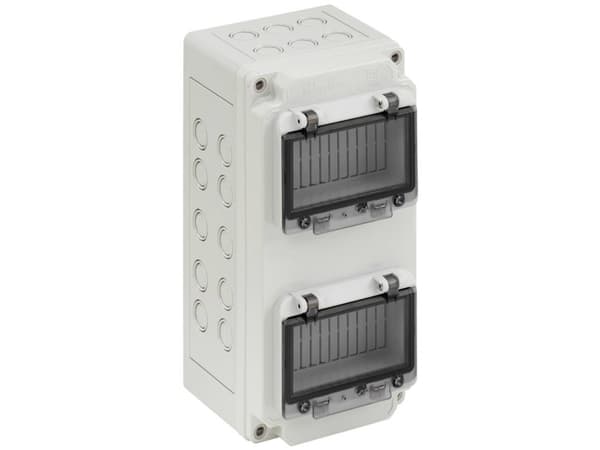 Spelsberg 59106401 SVi A 2x6 Pieni jakelukeskus Alas asennettuna