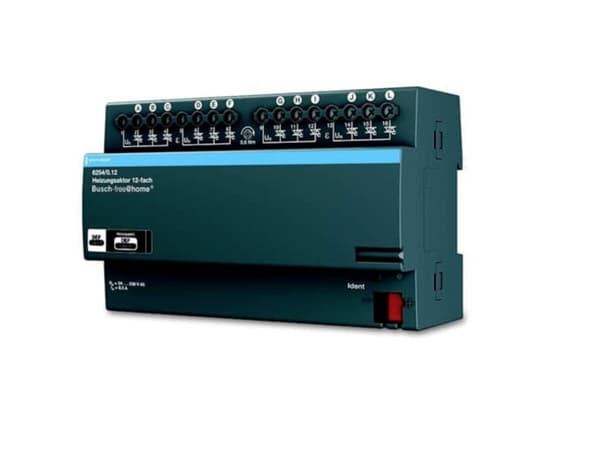 Busch-Jaeger 6254/0.12 DIN-kiskoon asennettava lämmitystoimilaite 12 kanavaa (2CKA006220A0026)