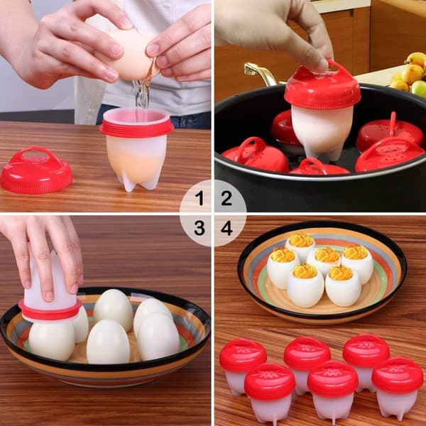 Eggletter / eggkoker 6-pakke