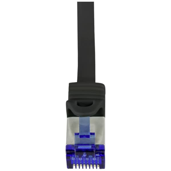 LogiLink C6A093S RJ45 CAT 6A S/FTP 10.00 m Svart 1 st