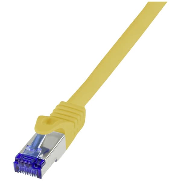 LogiLink C6A107S RJ45 CAT 6A S/FTP 15.00 m Gul 1 st