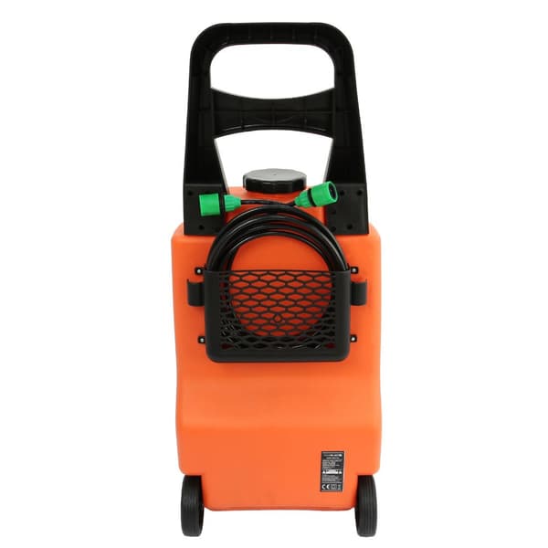 Elektrisk Utrusting för Vattenmatad Fönsterrengöring Fönstertvätt Fönsterputs 30 l Vattentank med Hjul 7 m Vattenslang 60MPa Tryck | MonsterShop