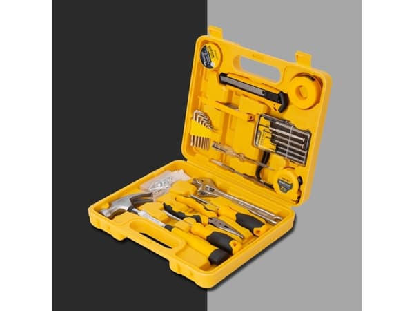Deli Tools EDL1028J, Musta, Keltainen, 28 työkalua