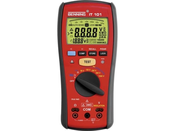 Benning BENNING IT 101 Insulation measuring device, 50/ 100/ 250/ 500 mm V CAT IV 600 V