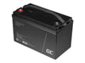 Miniatyrbilde 1 av 5: Green Cell - UPS-batteri - 1 x batteri - Sealed Lead Acid (SLA) - 100 Ah - svart