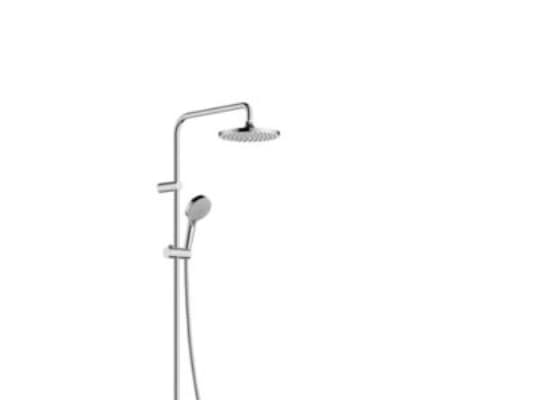 Hansgrohe Vernis Blend Showerpipe 200 1-jet duschsystem med termostat och Ø205 mm huvuddusch