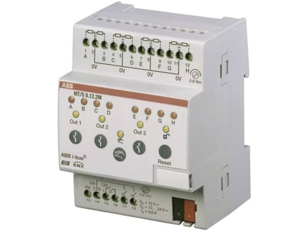 KNX Security Alarm Security Terminal 8-kanalig mdrc MT/S8.12.2M