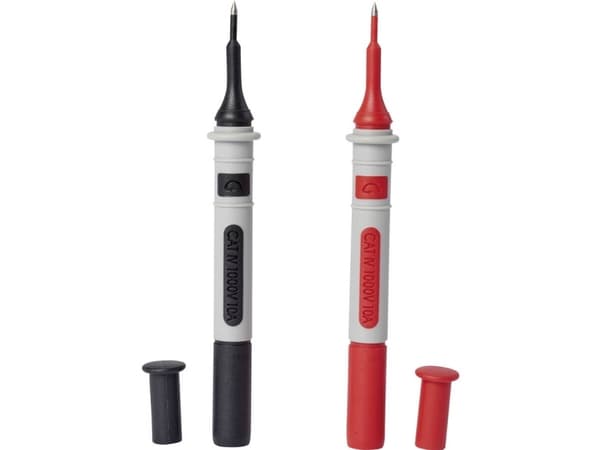 Chauvin Arnoux P01295491Z Probe Tilslutning 4 mm CAT IV 1000 V Rød, Sort 2 stk