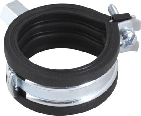 WALRAVEN Rörhållare Ø25-28mm BISMAT® Flash, snabblåsningssystem, ljudisolerat, kombimonteringssystem M8 - M8/10