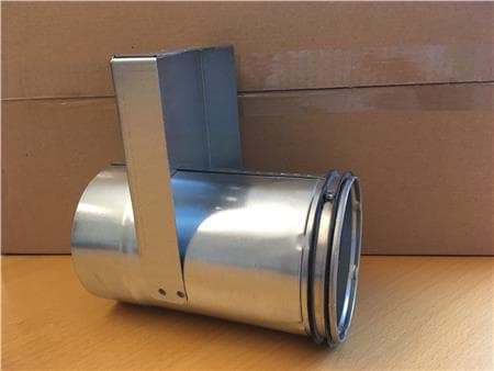 LINDAB Skjuthylsa SMFUFA100150 med FA-fäste FA100, längd 150 mm.