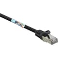 Miniatyrbild 1 av 4: Renkforce RF-4732884 RJ45 Nätverkkabel, Patchkabel CAT 5e F/UTP 5.00 m Svart med låsskydd 1 st